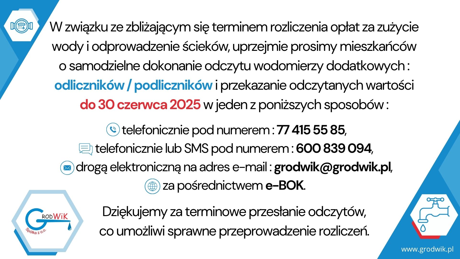 Odczyty odliczników